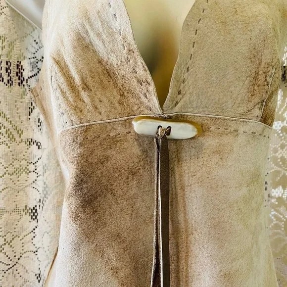 Dolce & Gabbana Tan Suede Leather Vest - Picture 13 of 13